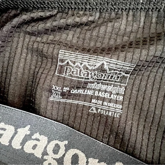 Patagonia Men's Capilene Thermal MidWeight Bottoms Black Baselayer Pants XL - Picture 6 of 10